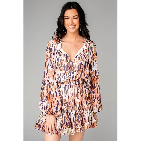 Buddy Love Dresses & Skirts - Buddy Love ZOZO ELASTIC WAIST MINI DRESS - MONACO